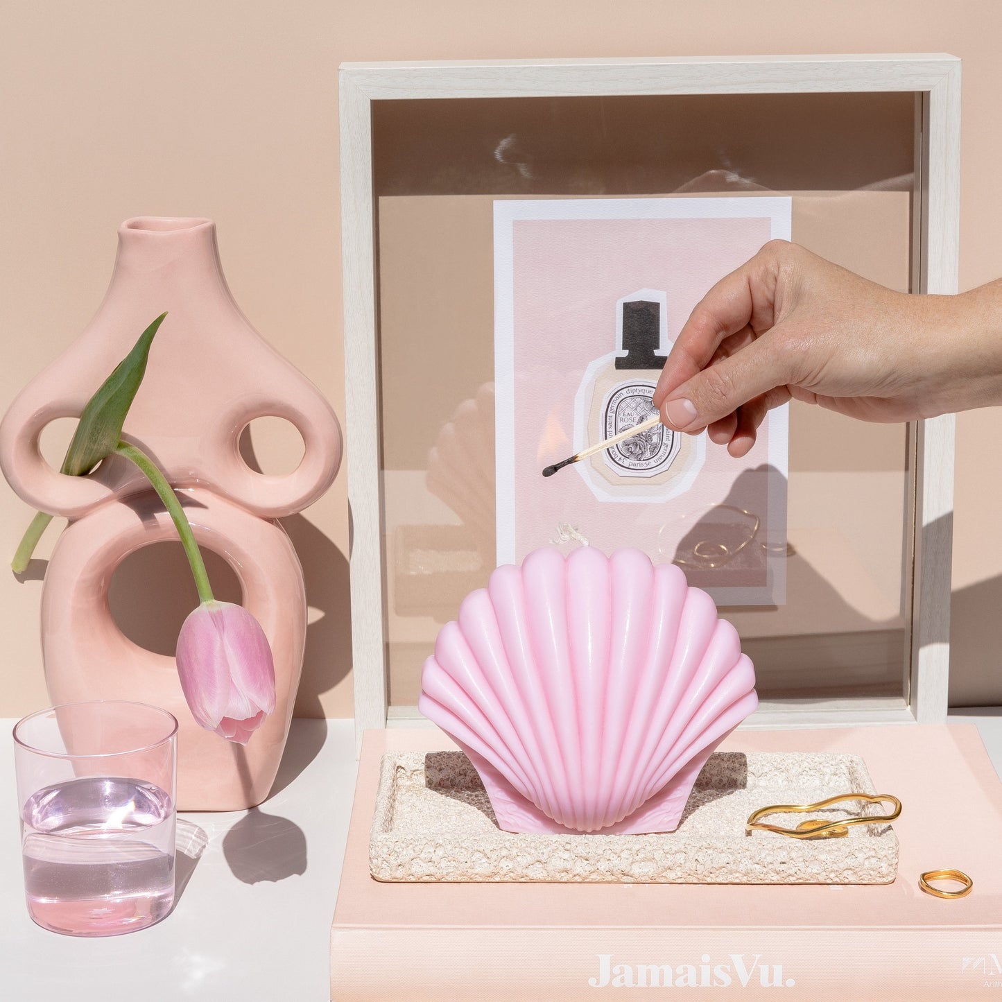 XL Sea Shell Candle