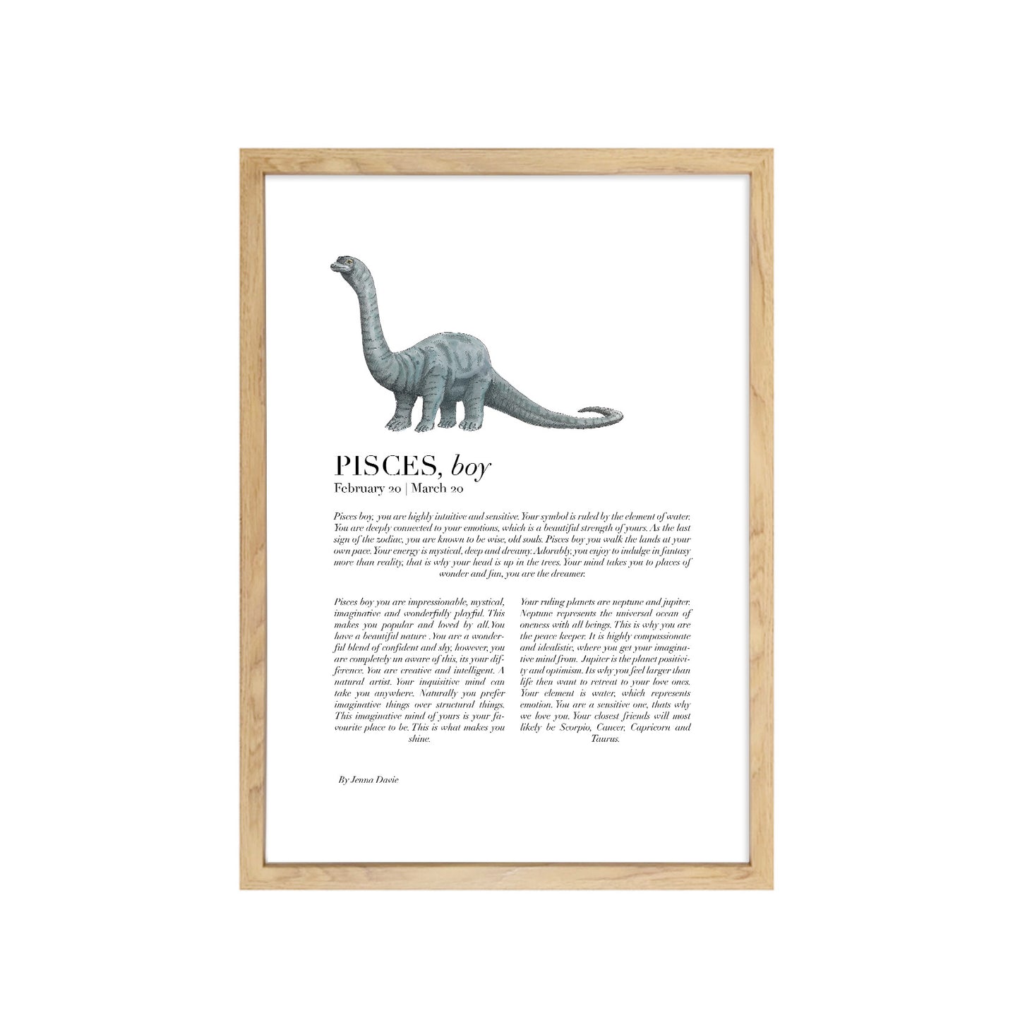 zodiac child print