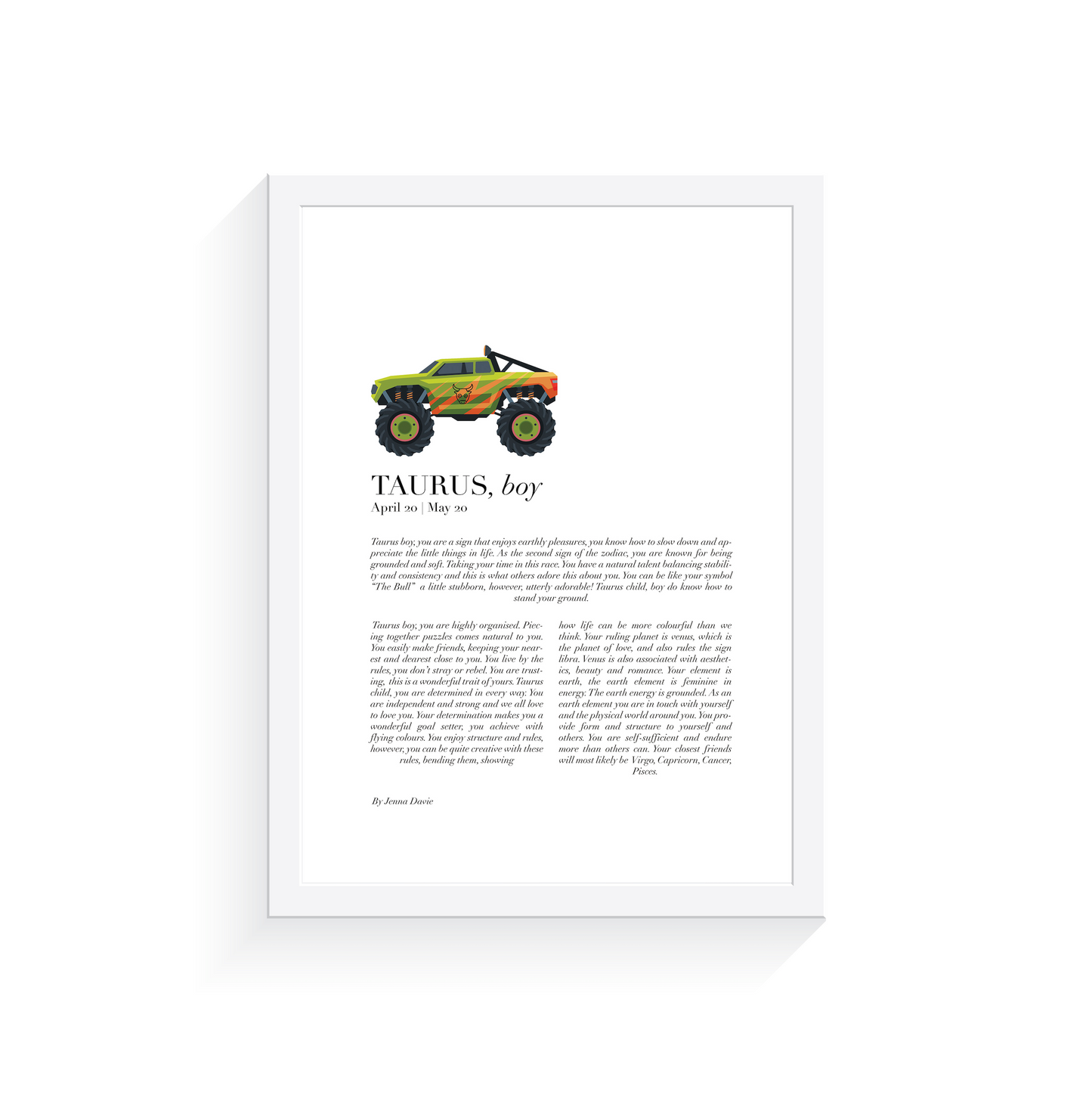 TAURUS Child, Monster Truck