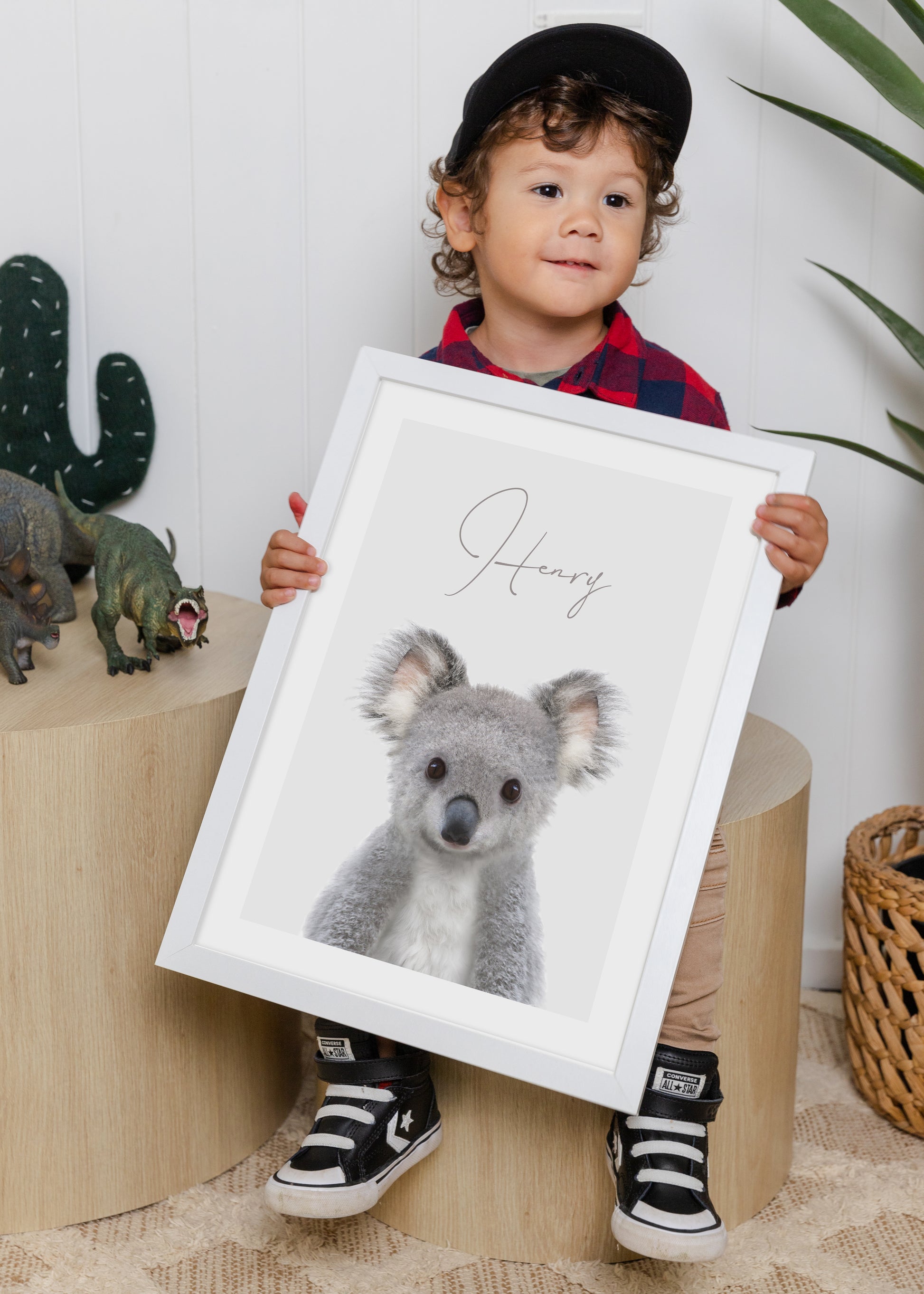 personalised koala art print