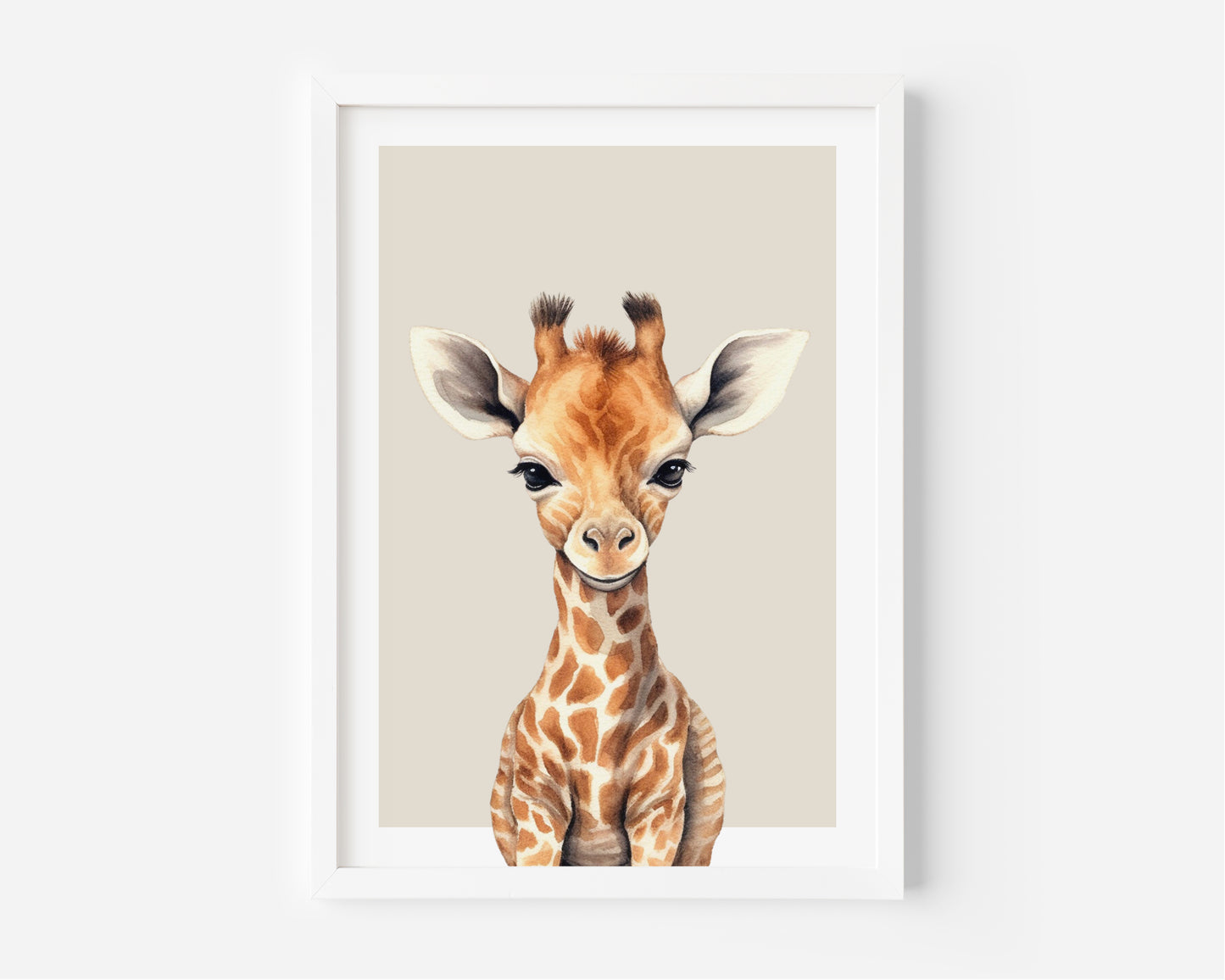Safari Animal Nursery Wall Art – Set of 3 Prints