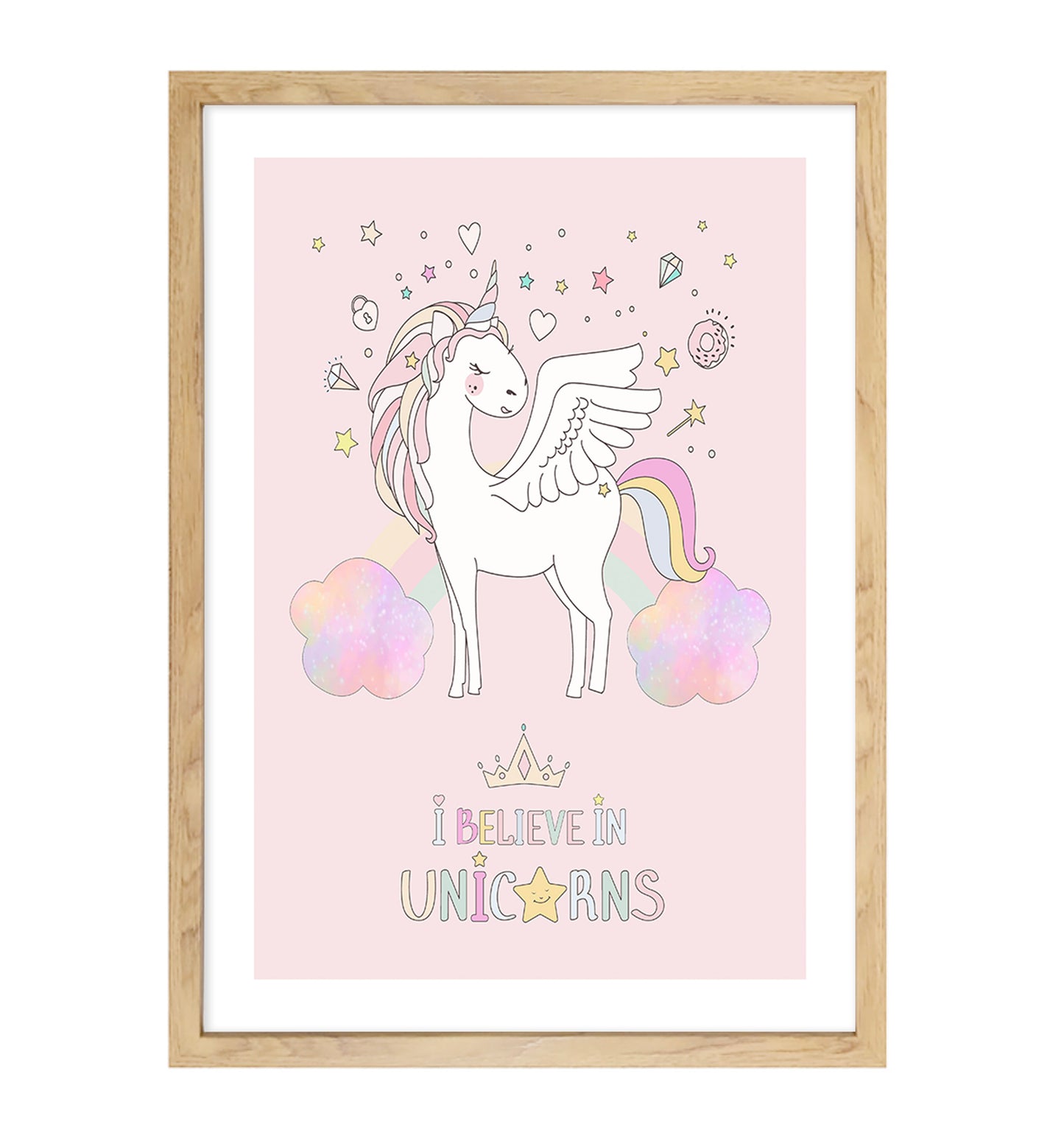 I Believe In Unicorns Art Print