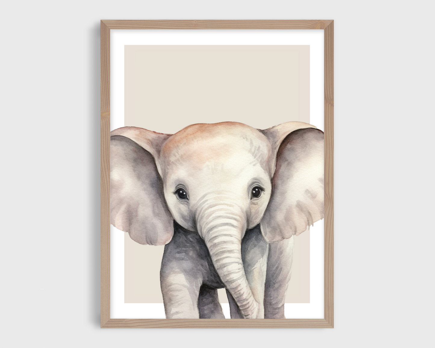 Safari Animal Nursery Wall Art – Set of 3 Prints