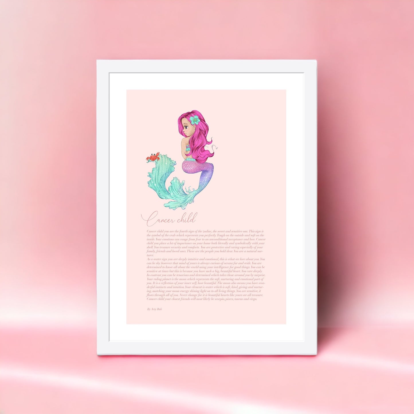 Cancer Child Mermaid