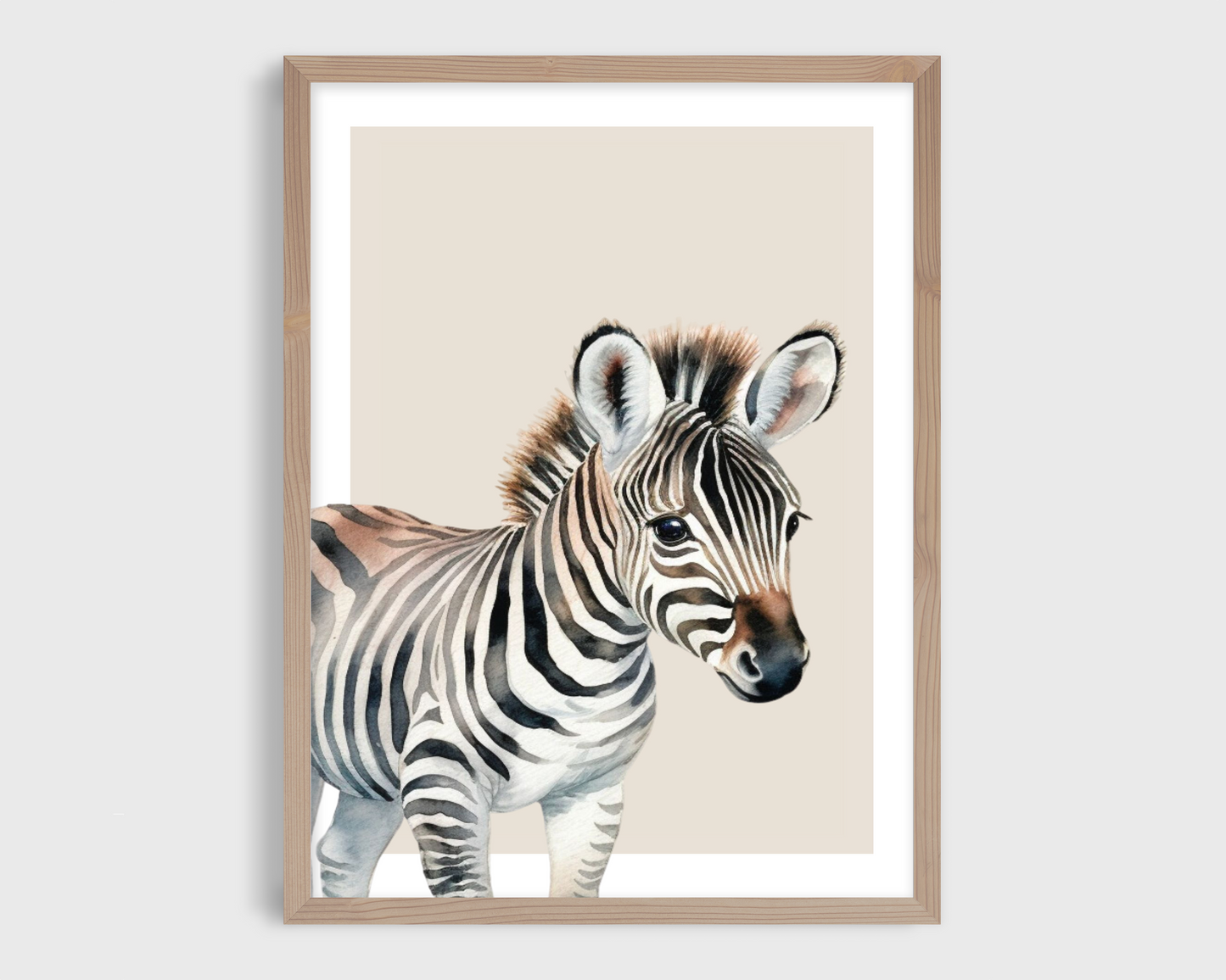 Safari Animal Nursery Wall Art – Set of 3 Prints