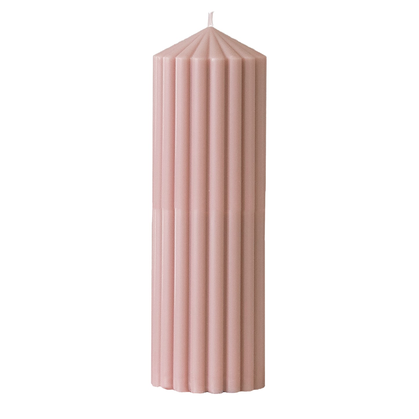 XL Ribbed Pillar Scented Candle