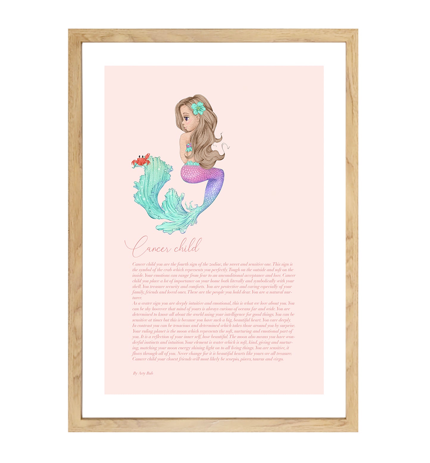 Cancer Child Mermaid