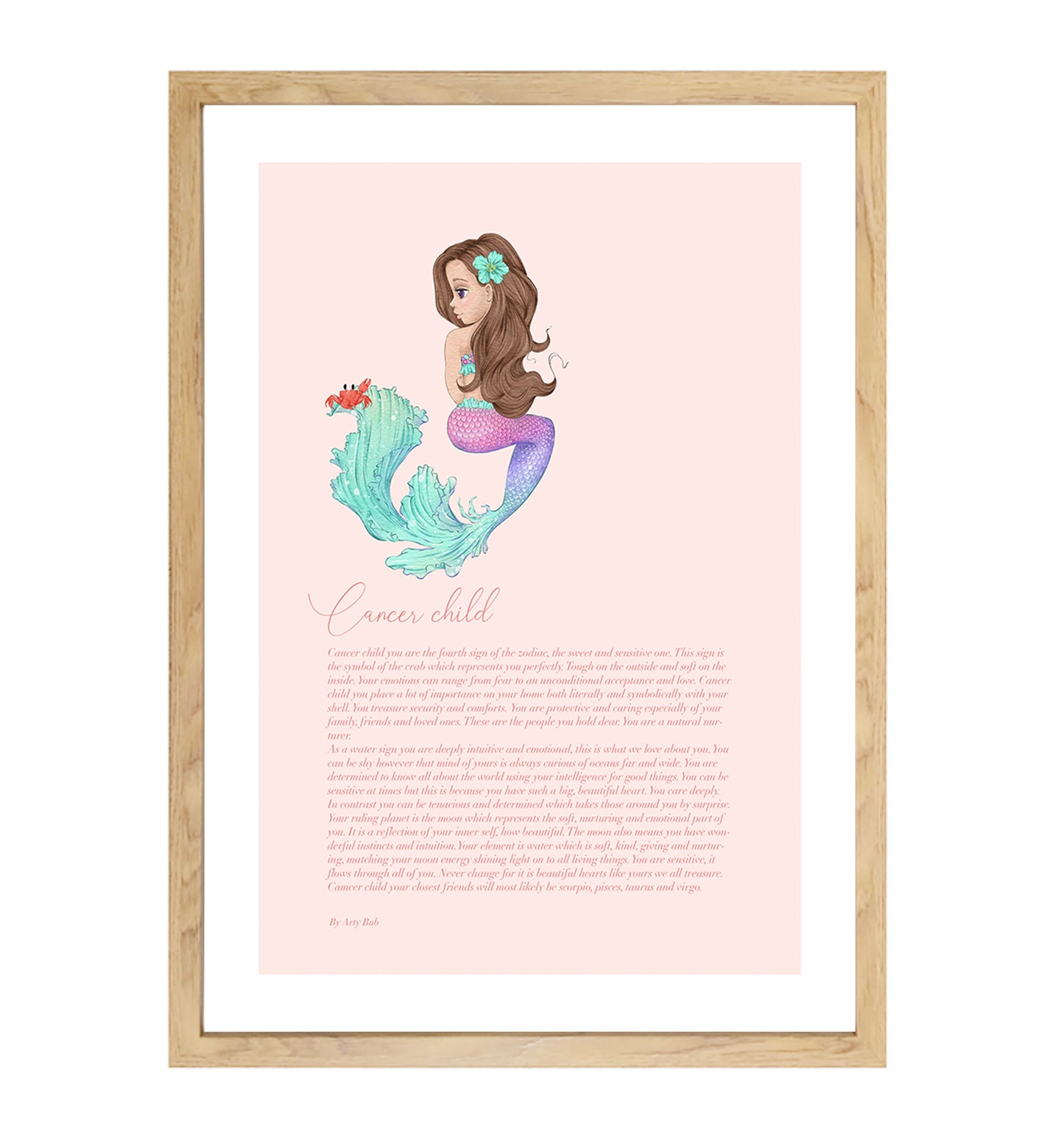 Cancer Child Mermaid