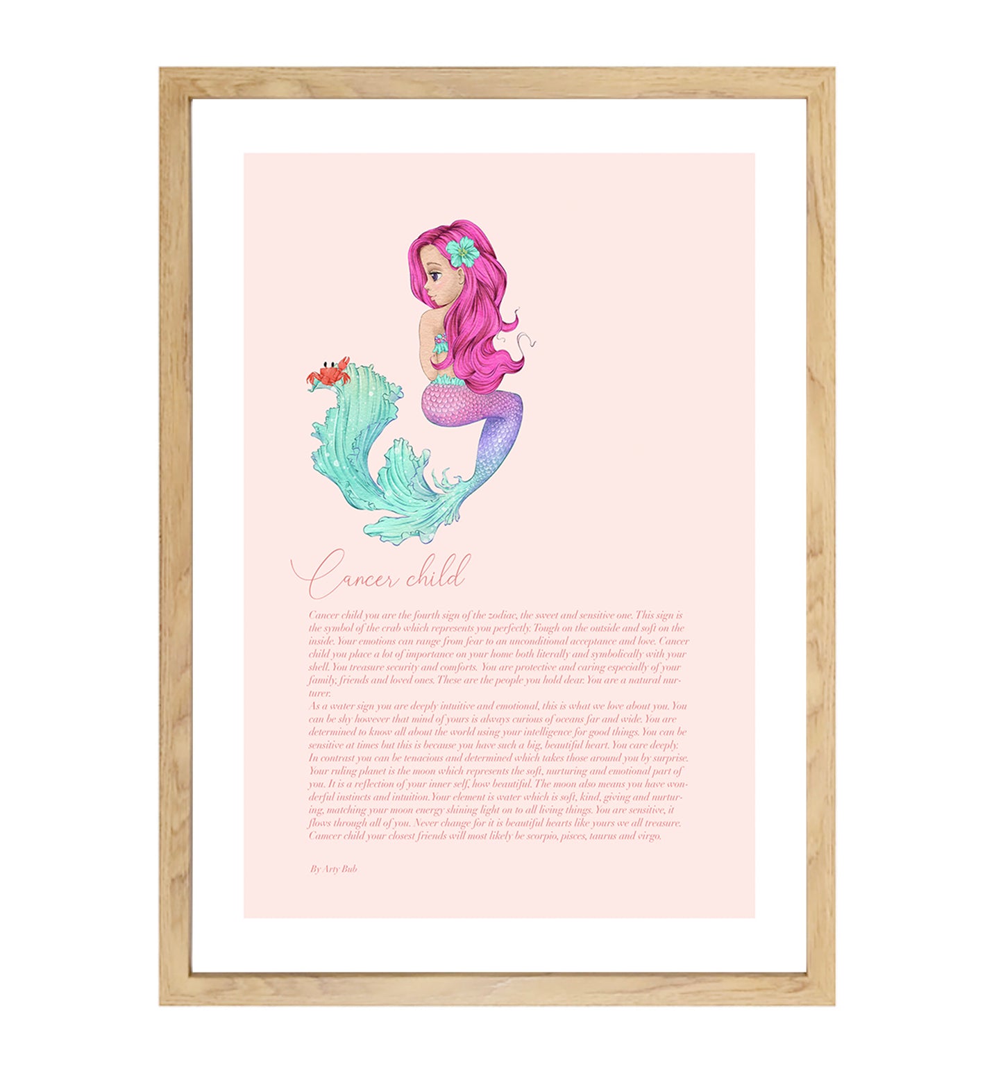 Cancer Child Mermaid