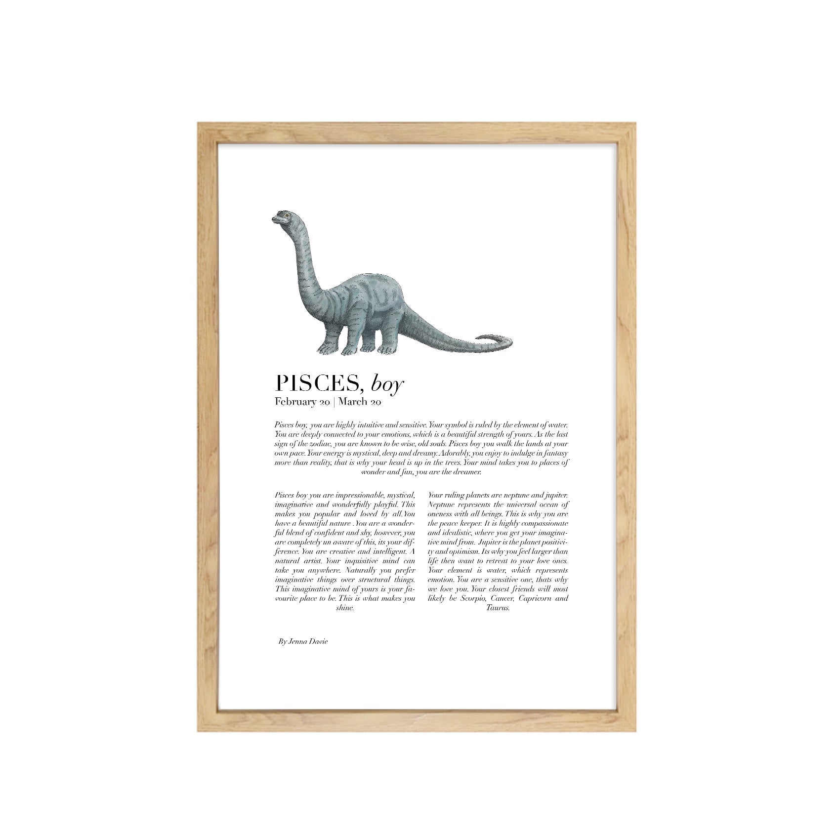 zodiac child print