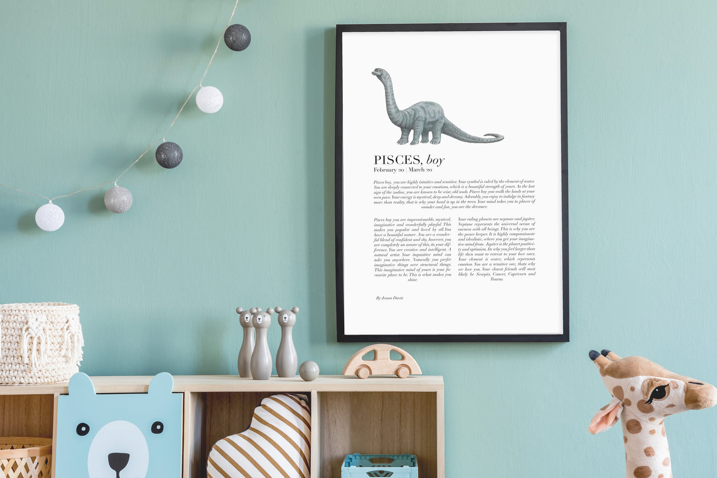 zodiac child print