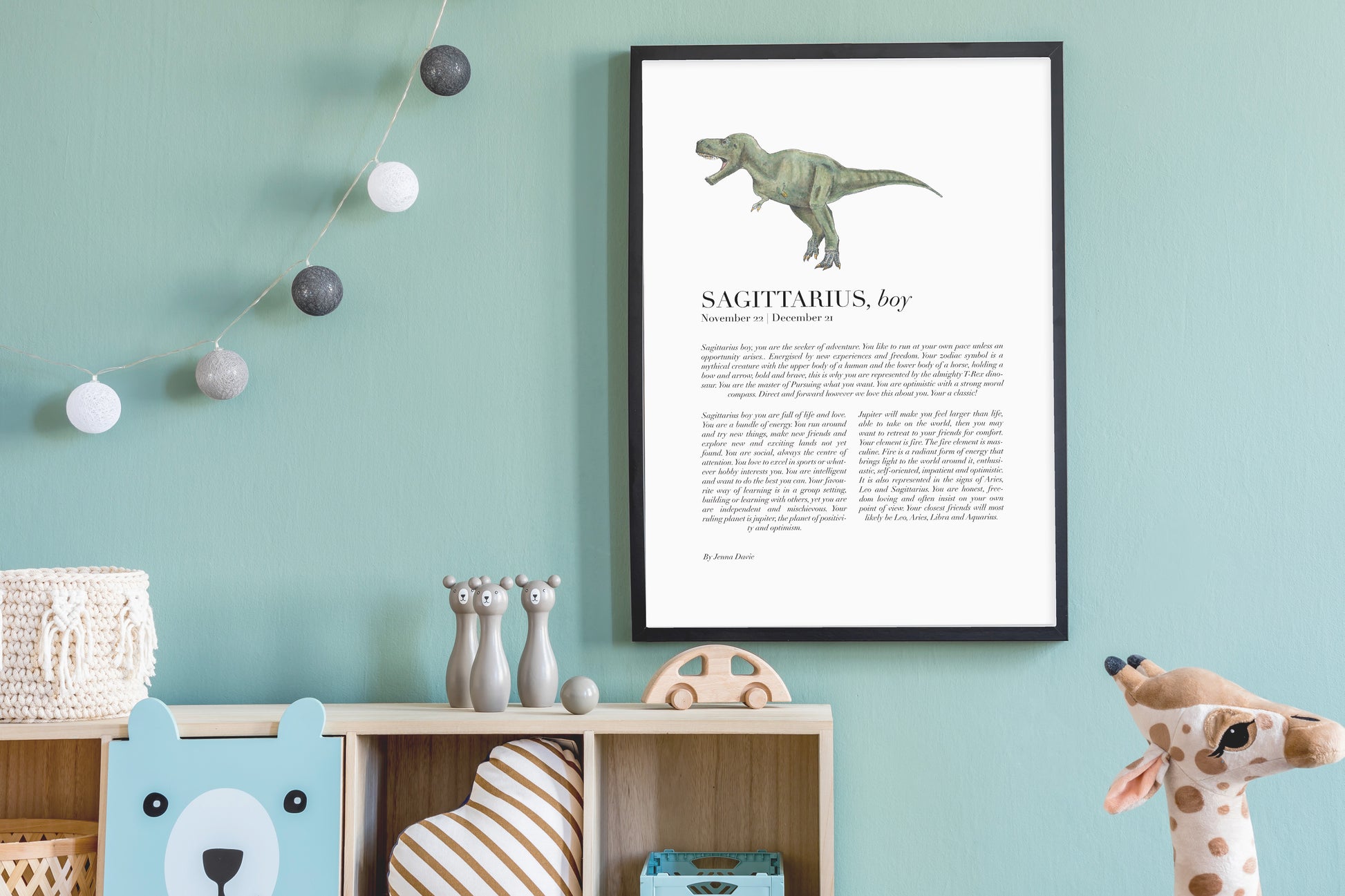 zodiac child print