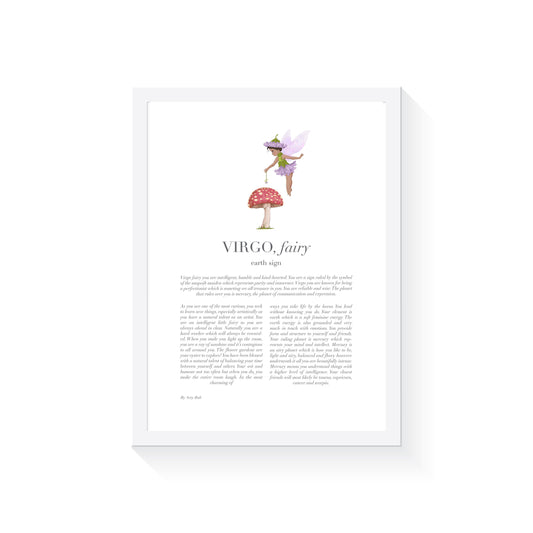 VIRGO Child Purple A4 Print Only