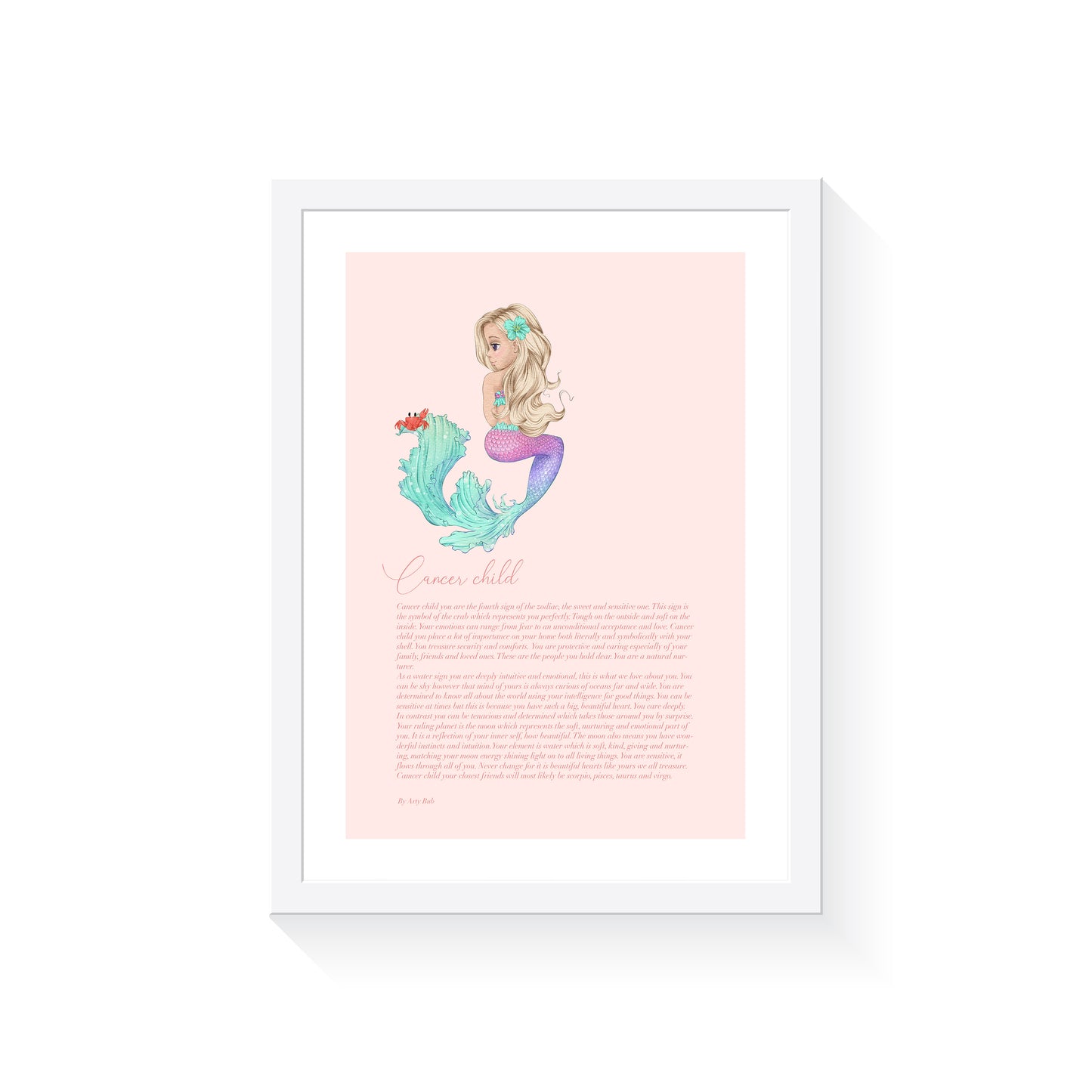 Cancer Child Mermaid