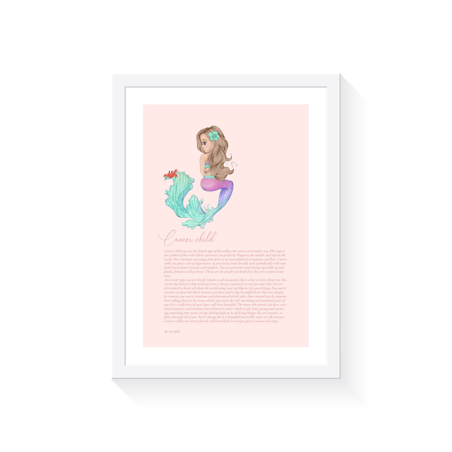 Cancer Child Mermaid