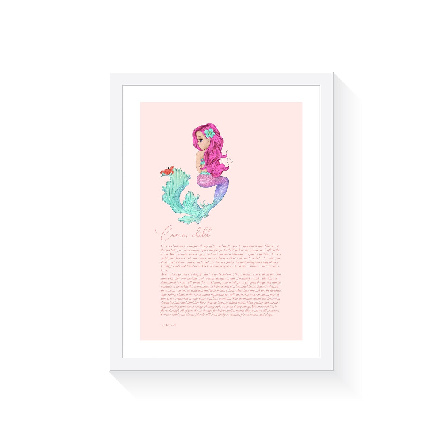Cancer Child Mermaid