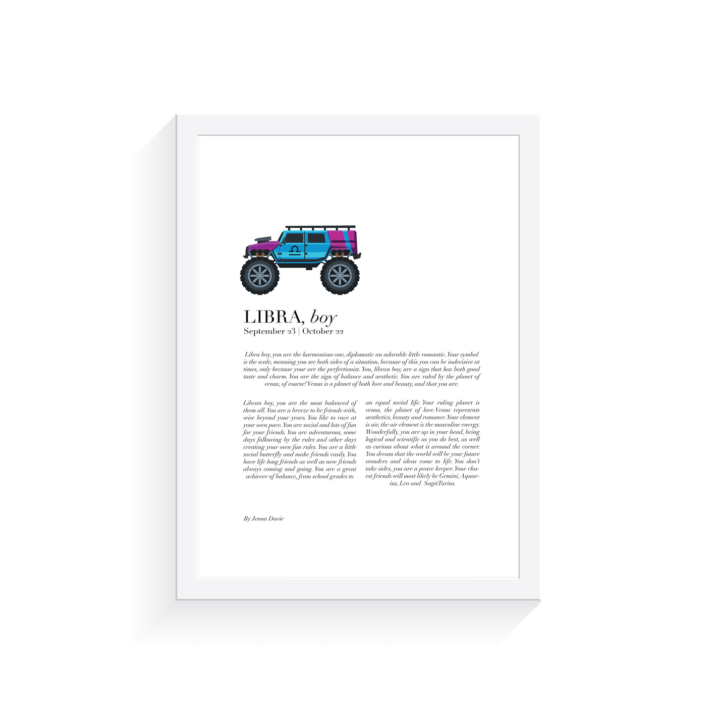 LIBRA Child, Monster Truck
